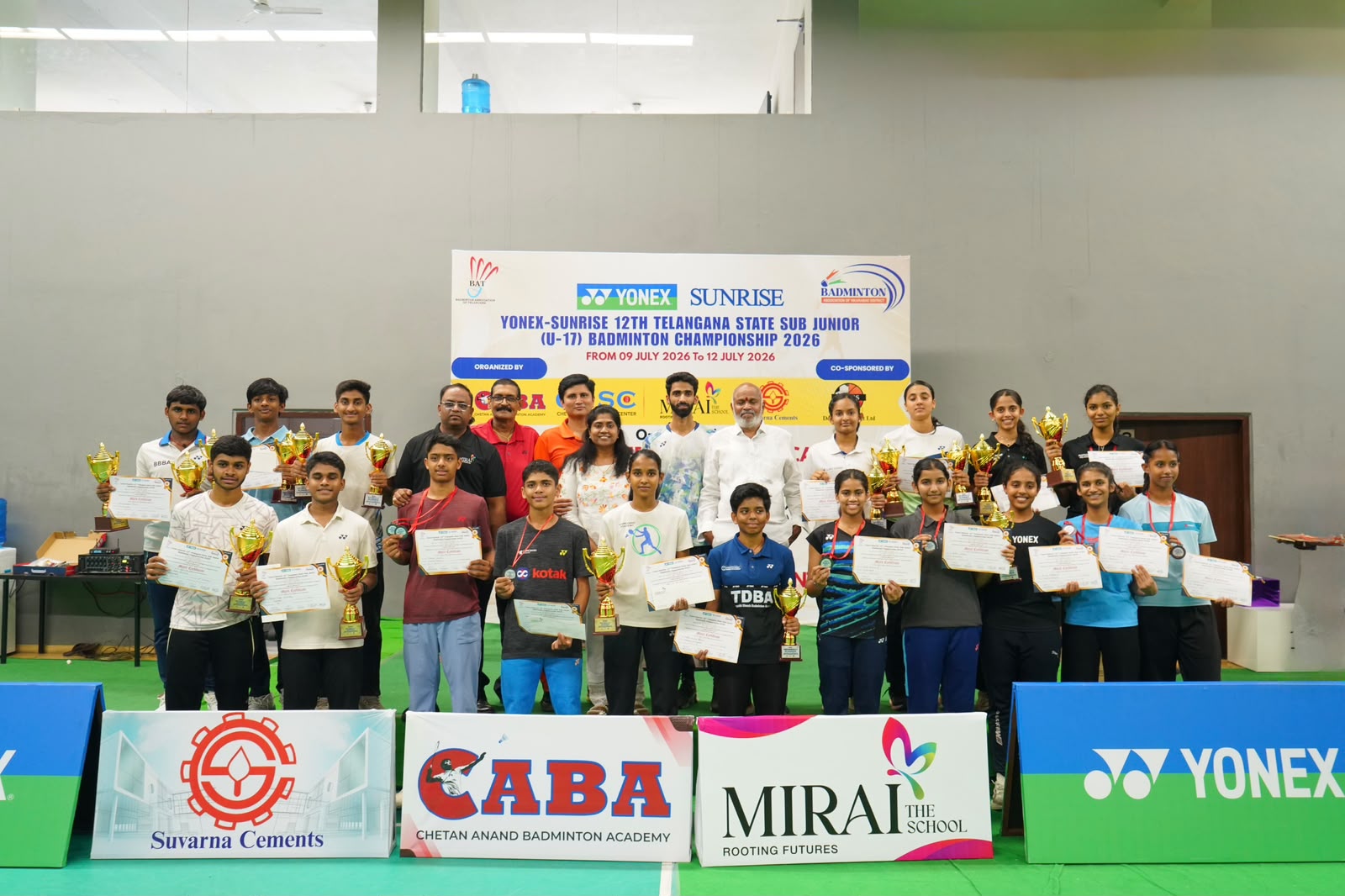 `Telangana State Sub-Junior Badminton Championship: T Uttam and A Bala Manvitha Reddy secure under-17 titles