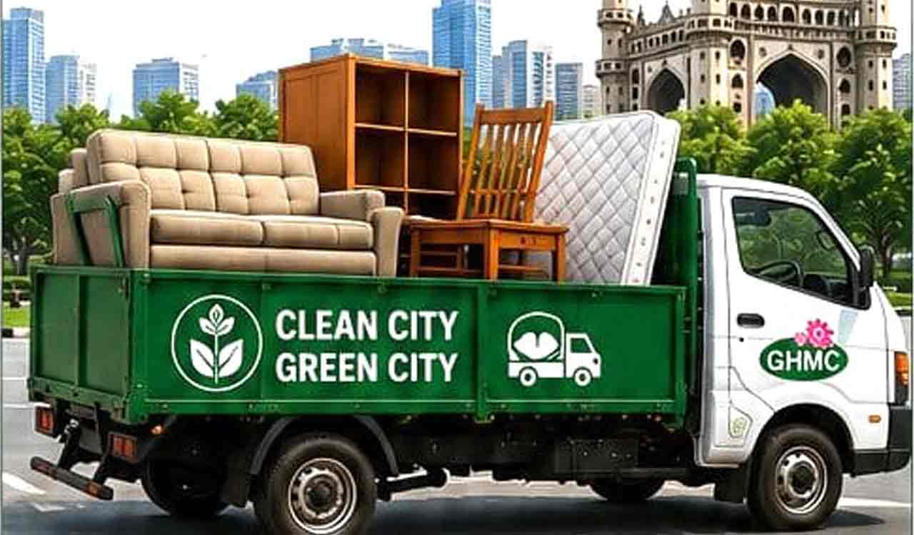 GHMC collects over 2,500 furniture waste items in doorstep drive