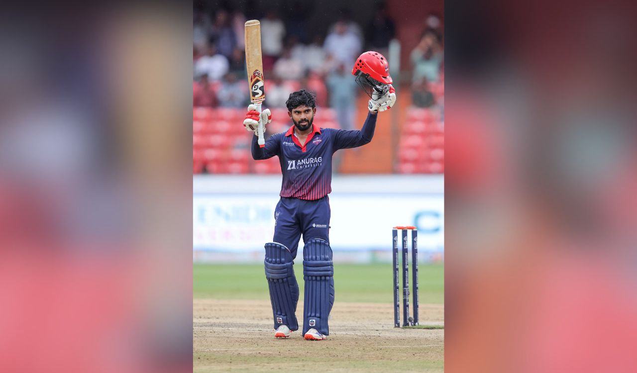 TG20 League: Gaurav Reddy smashes 47-ball century as Nalgonda Knights crush Medak Falcons