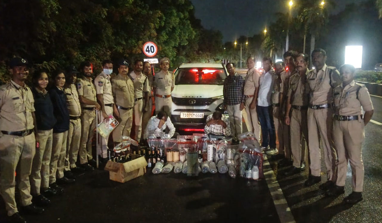 Goa liquor smuggling racket busted in Hyderabad, two held
