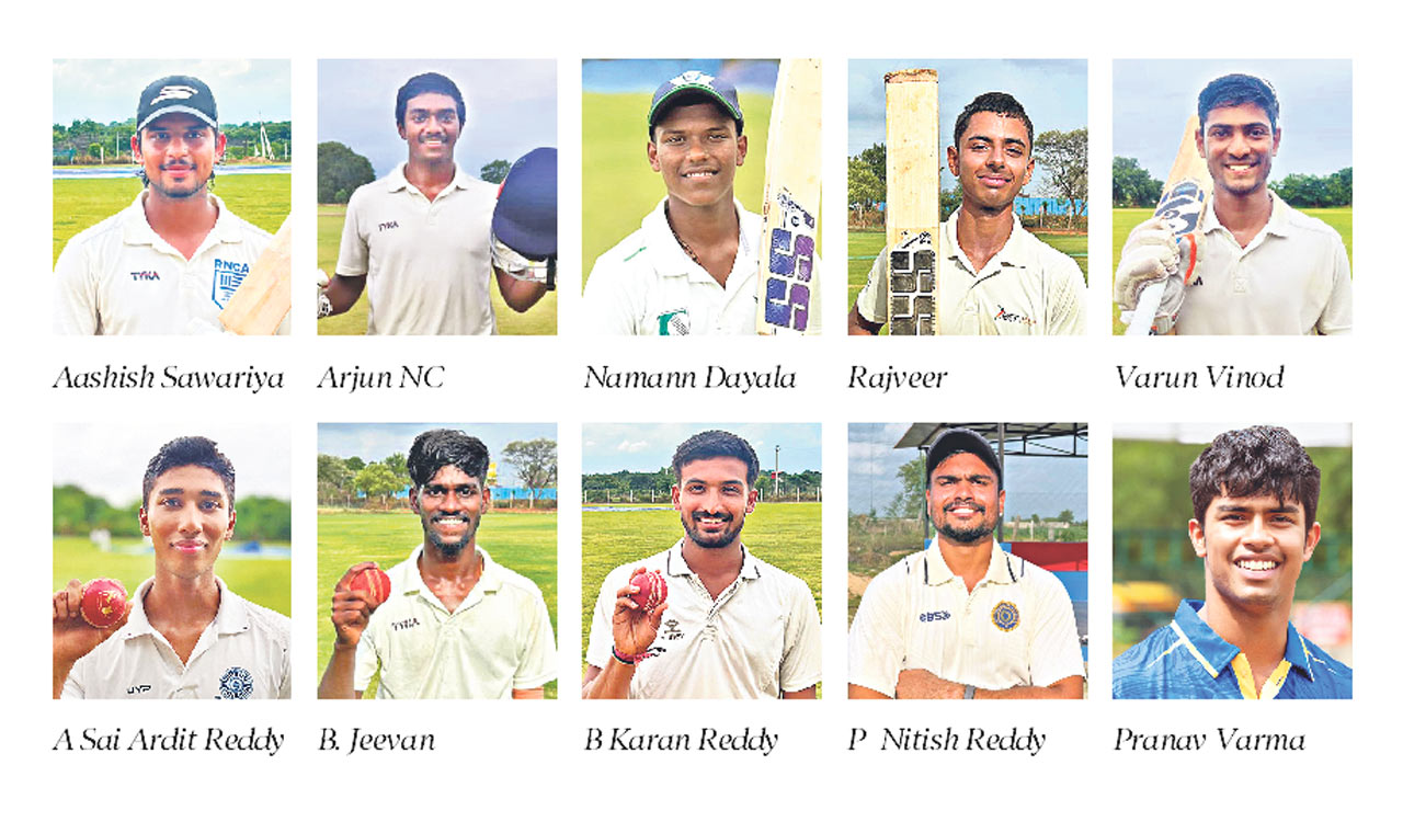 Big centuries mark HCA two-day league matches in Hyderabad