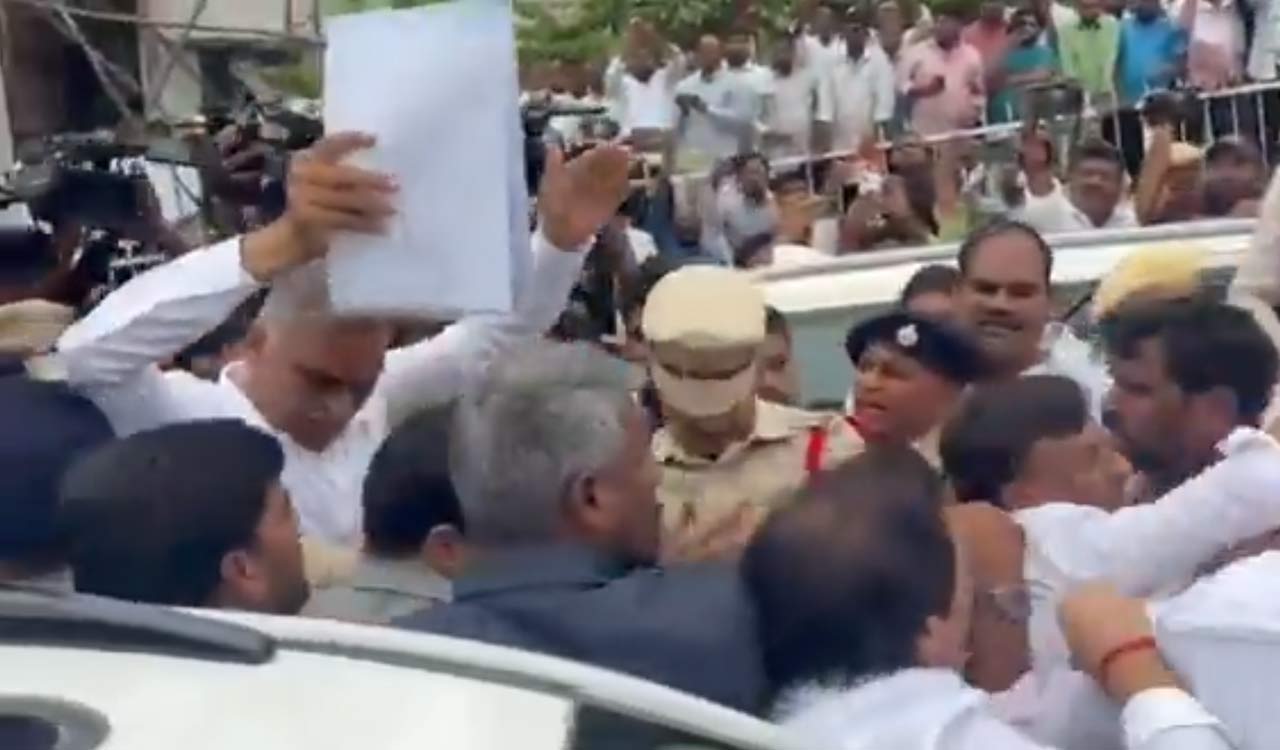 High drama in Hyderabad as Harish Rao, other BRS leaders detained over open debate row