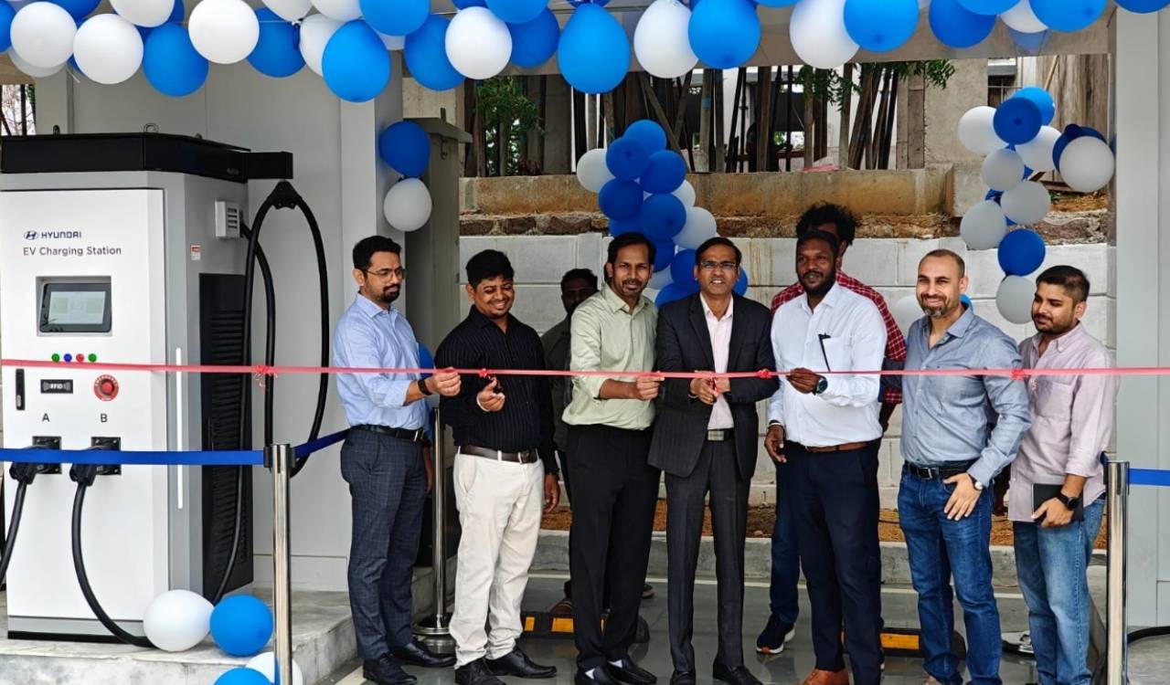 Hyundai Motor India Limited Inaugurates 61st Public EV Charging Station in Telangana