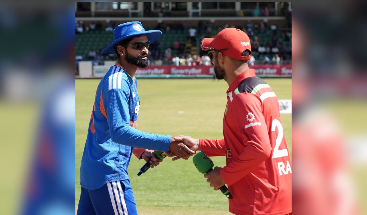 India win toss, elect to bat against Zimbabwe in third T20I; Ashok Sharma, Suryansh Shedge included