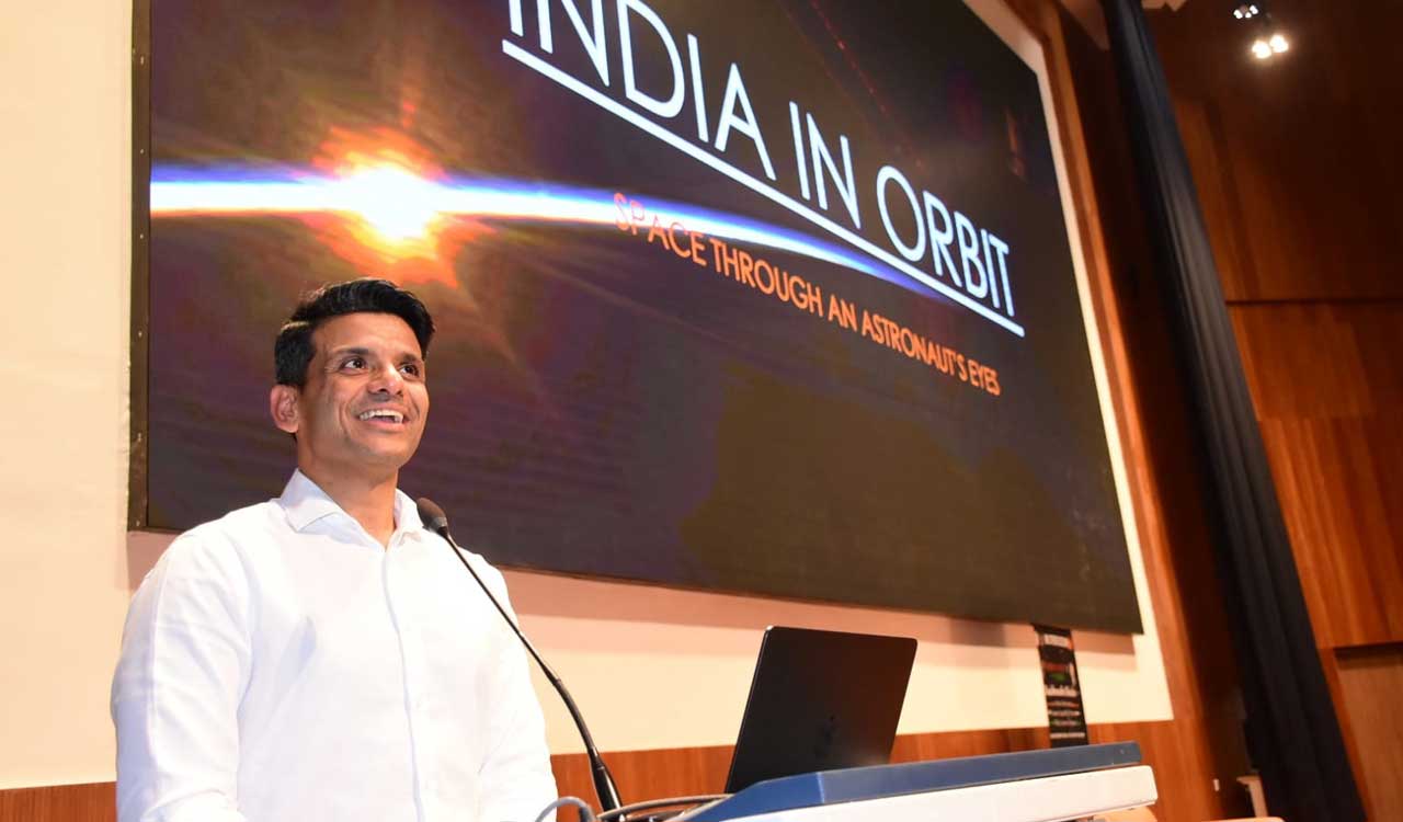Shubhanshu Shukla asks IIT-H students to pursue career in space technology to realise India’s dream projects
