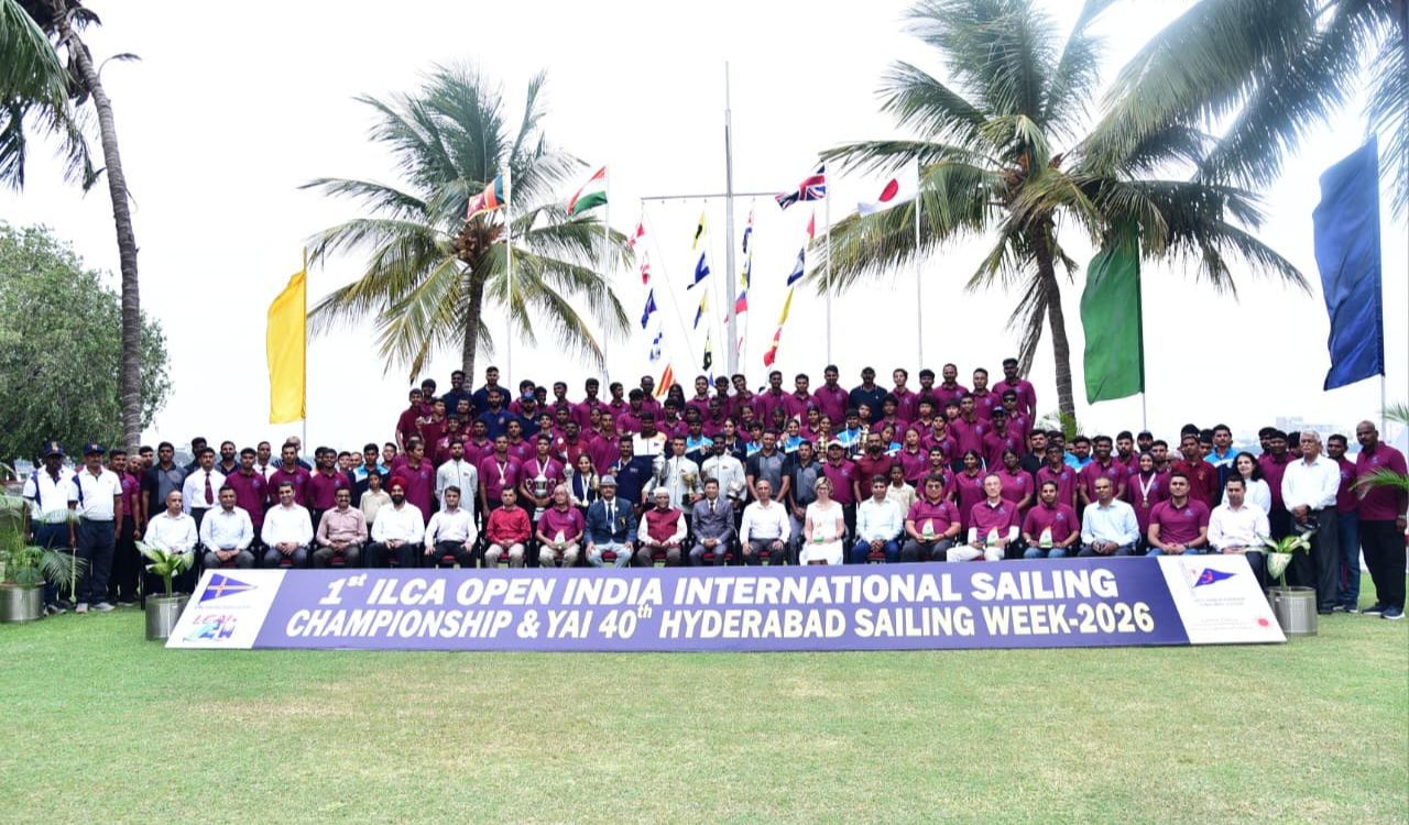 Inaugural ILCA Open India International Sailing Championship concludes at Hyderabad’s Hussain Sagar