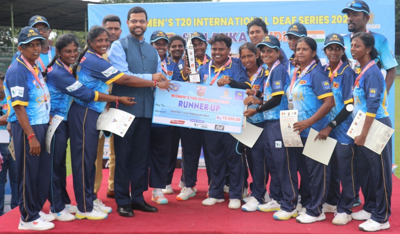 Indian deaf women’s cricket team secures historic 5-0 series sweep against Sri Lanka on international debut