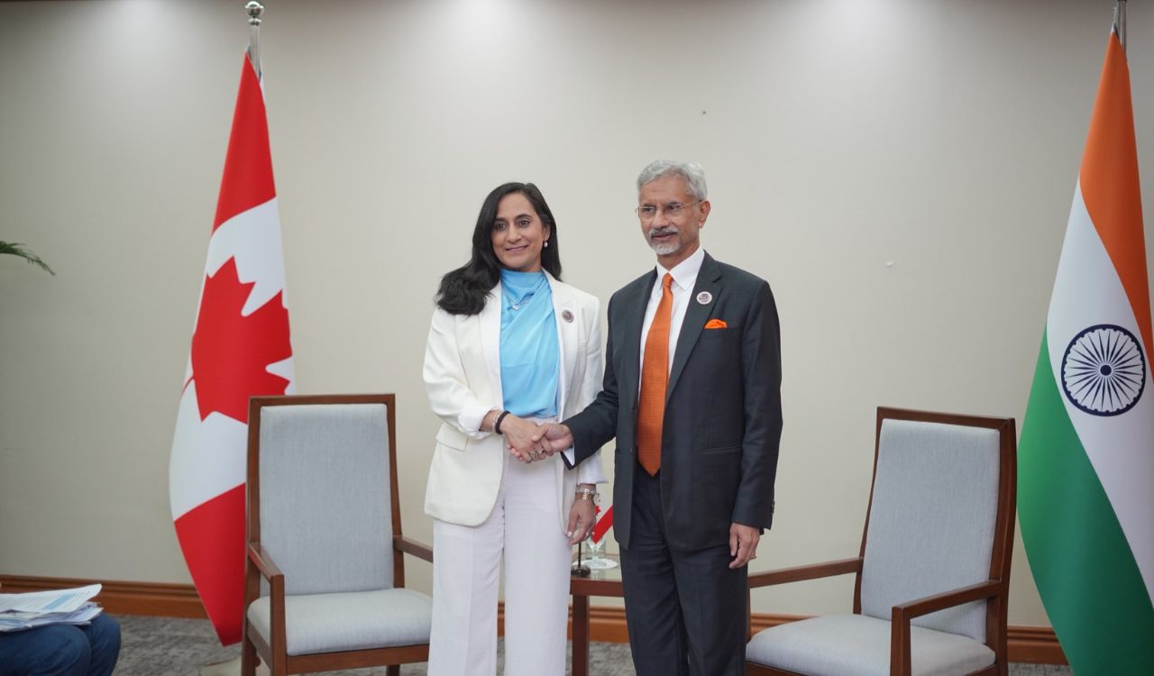 Jaishankar meets Canadian FM Anita Anand, discusses strengthening bilateral ties