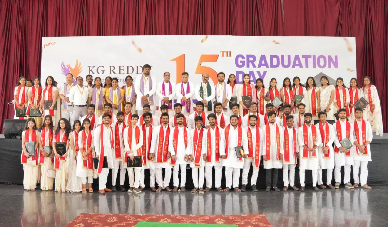 KGRCET marks 15th Graduation Day; Chief guest stresses leadership, innovation