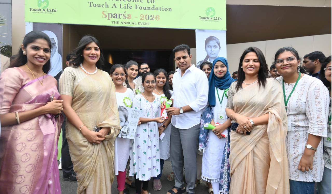 KTR to sponsor education of 50 underprivileged girls at SPARSA