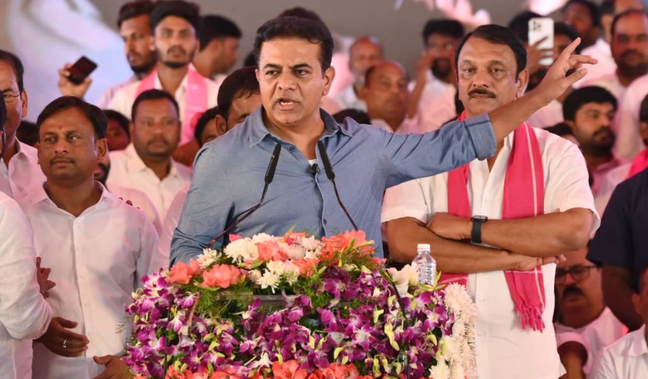KTR challenges Revanth Reddy to prove 70,000 government jobs claim