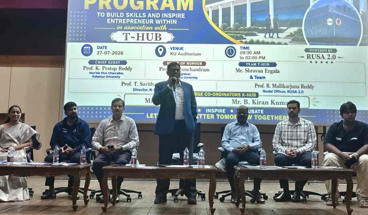 KU will become innovation-startups hub in north Telangana: VC Prof. Pratap Reddy