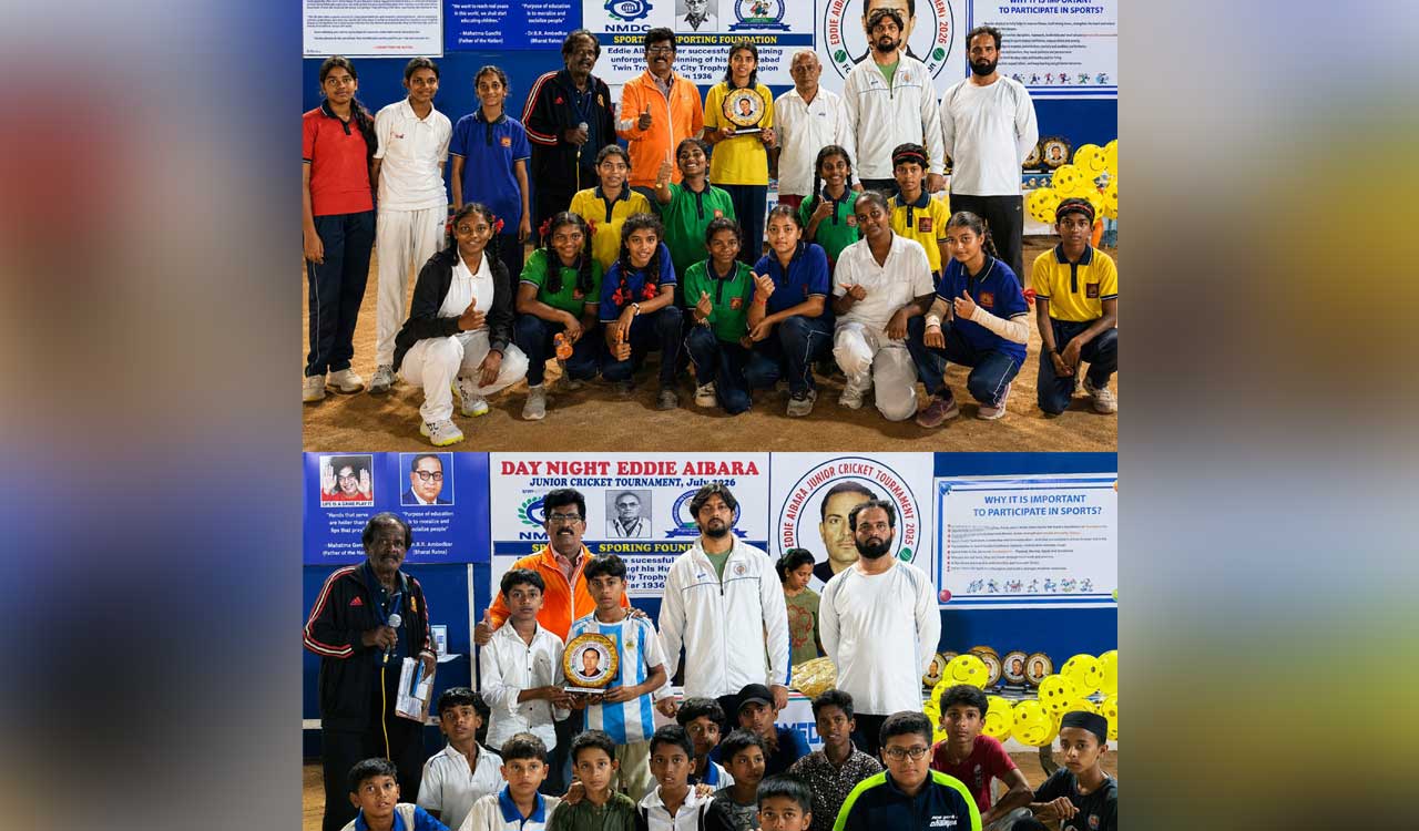 KV Golconda wins girls’ title at Eddie Aibara junior cricket tournament