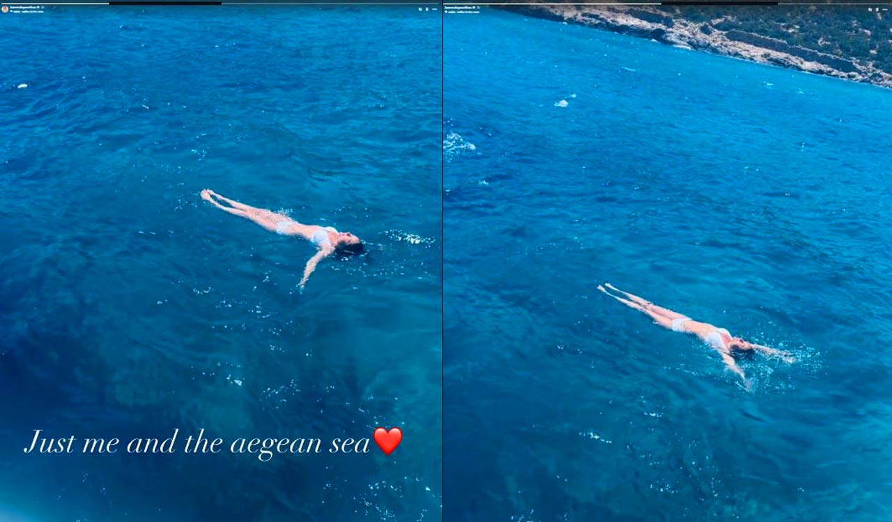 Kareena Kapoor shares stunning swim pictures from her Greece vacation