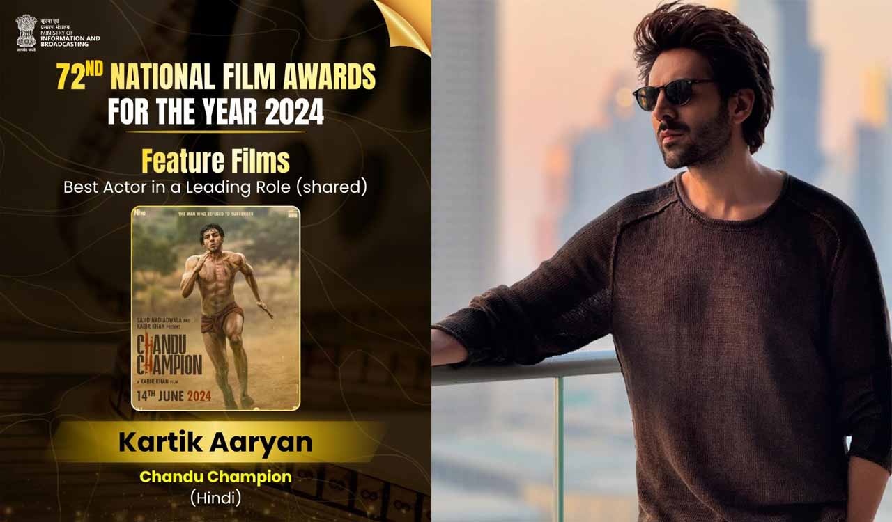 Kartik Aaryan shares emotional moment with parents after winning National Award for Chandu Champion
