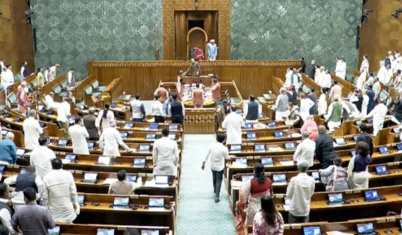 Monsoon Session: Lok Sabha adjourned twice amid Opposition protests