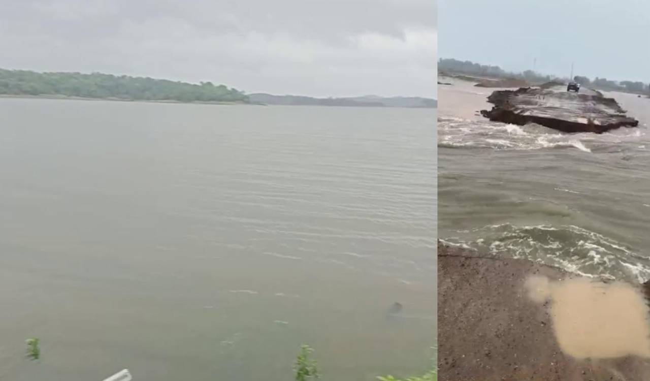 Medigadda receives heavy inflows, man goes missing in Jampannavagu
