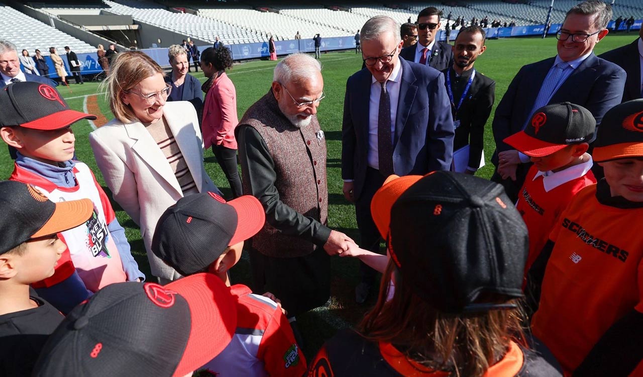 Delighted to witness youngsters play cricket, Kabaddi at MCG: PM Modi