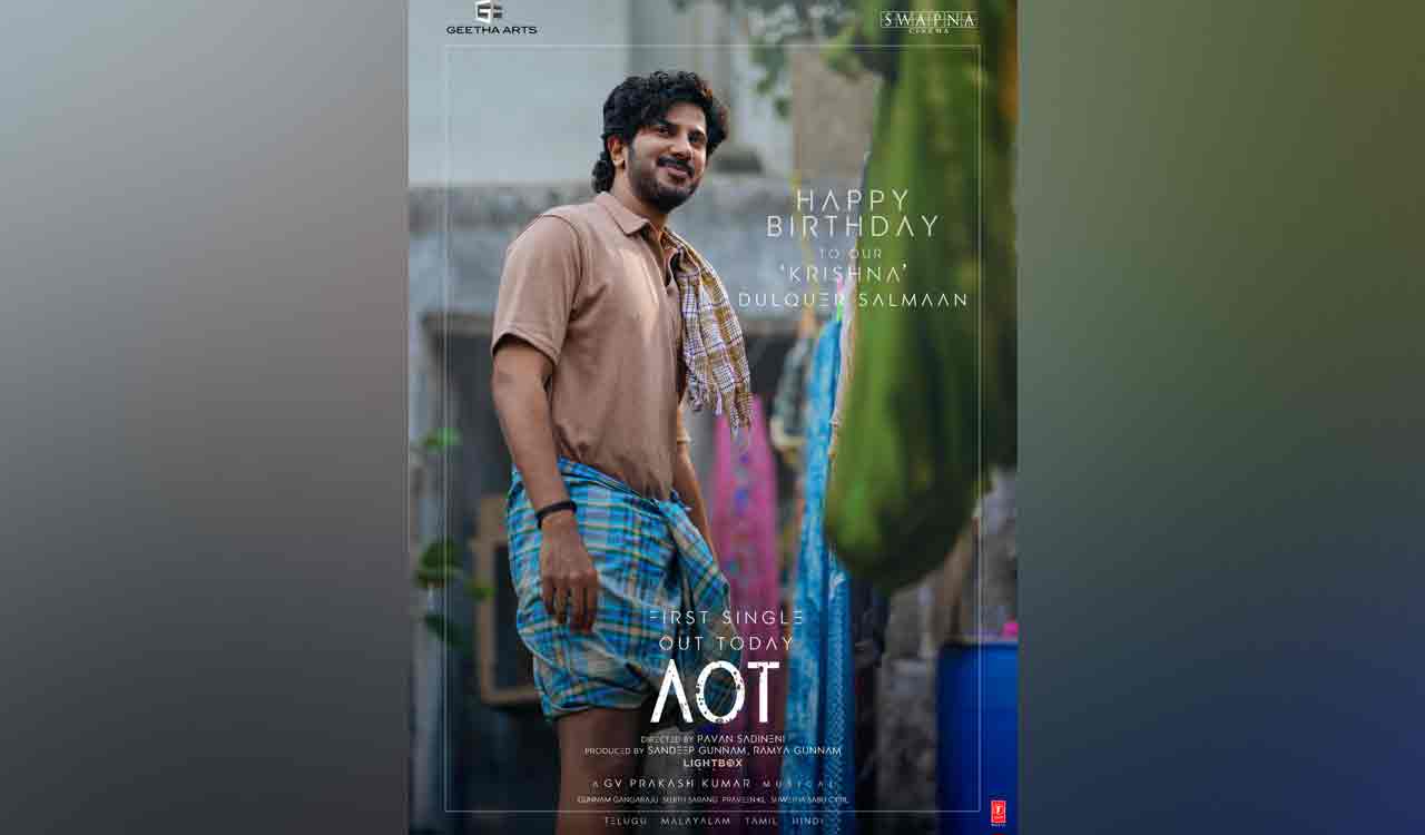 Dulquer Salmaan plays Krishna in director Pavan Sadineni’s ‘Aakasamlo Oka Tara’