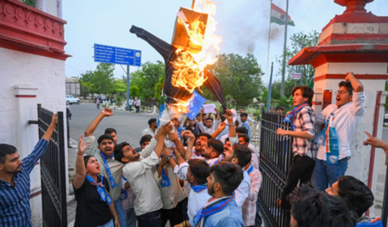 NEET paper leak protests spread to Jaipur; students demand Education Minister’s resignation