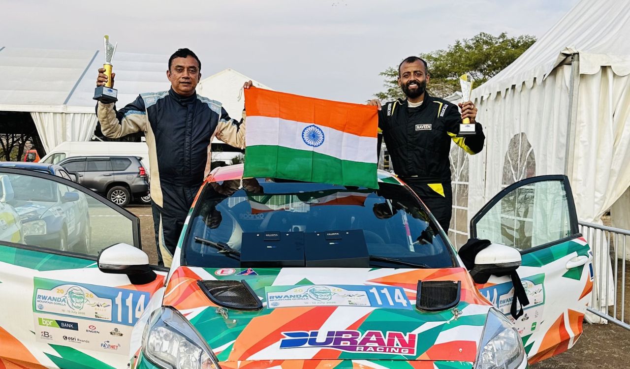 Rwanda Mountain Gorilla Rally 2026: India’s Naveen Puligilla and Musa Sherif win ARC3 class, finish 4th overall