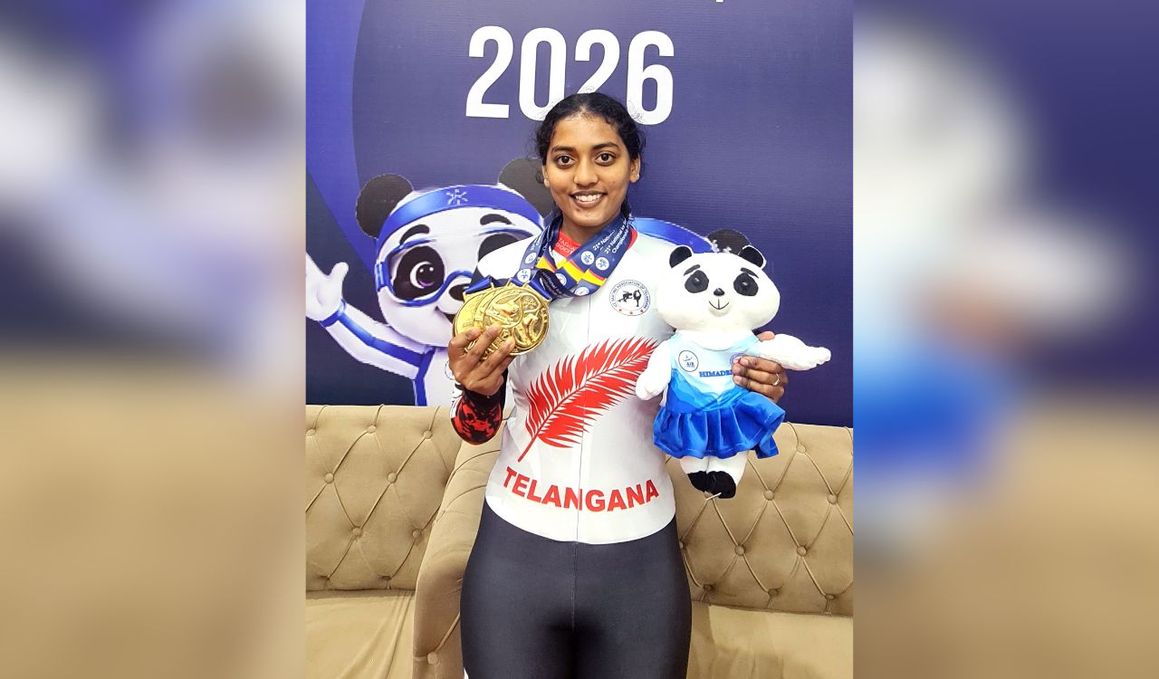 Hyderabad skater Nayana Sri Talluri wins three gold medals, crowns herself national champion for fifth straight time