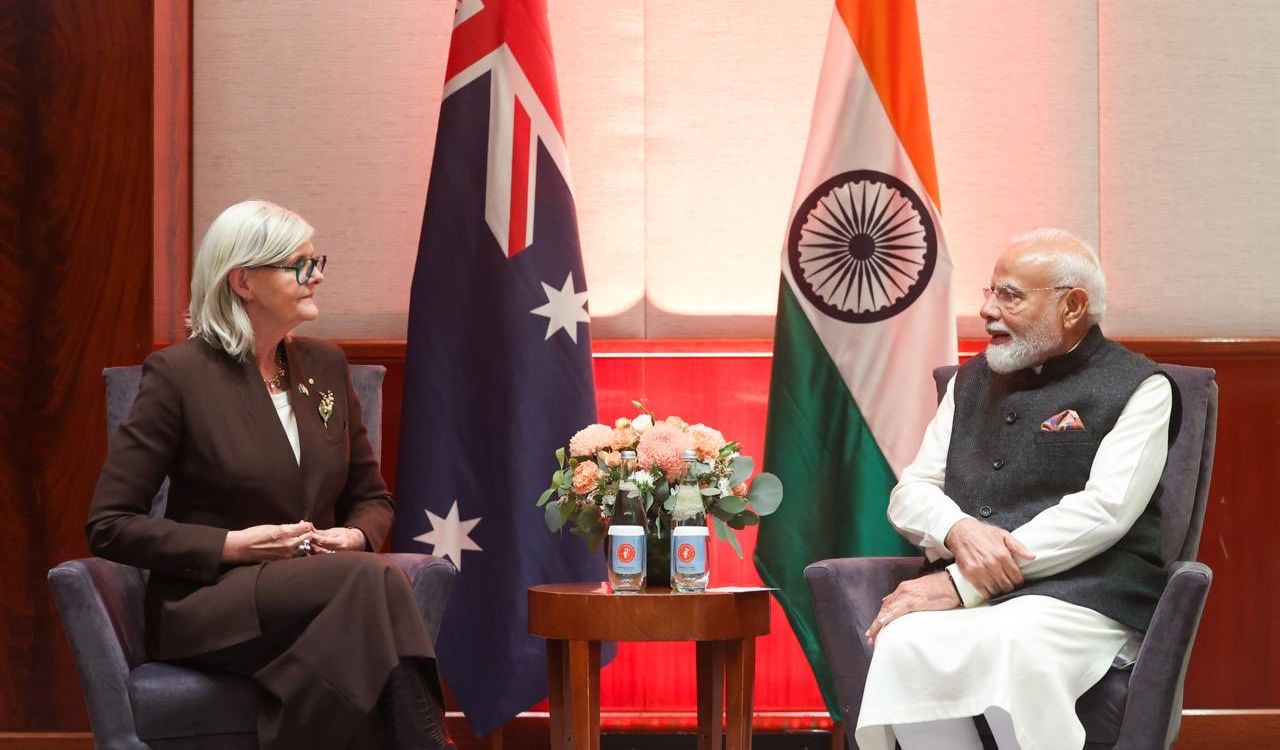 Modi meets Australia’s Governor-General Sam Mostyn after adopting landmark defense declaration