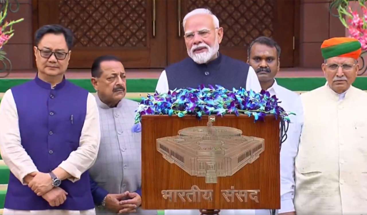 PM Modi says India’s youth have limitless potential as Monsoon Session begins