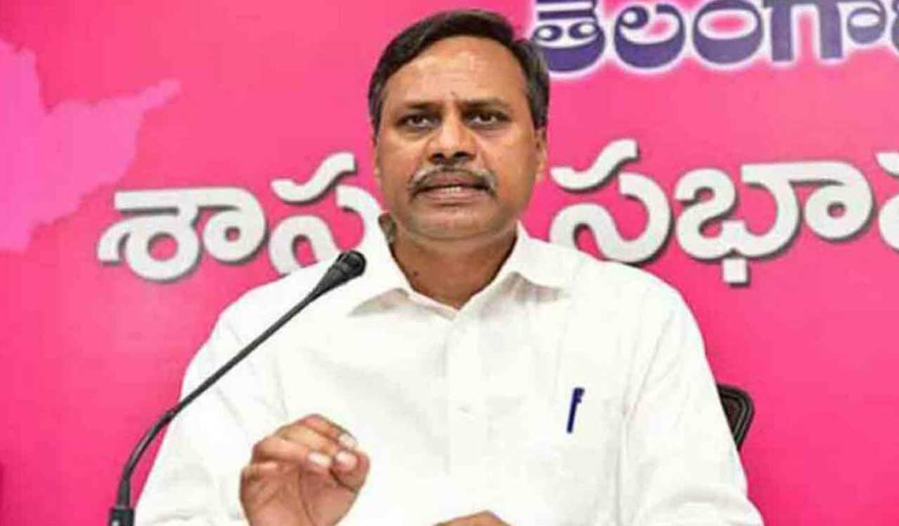 Palla Rajeshwar Reddy attacks Congress over drought preparedness