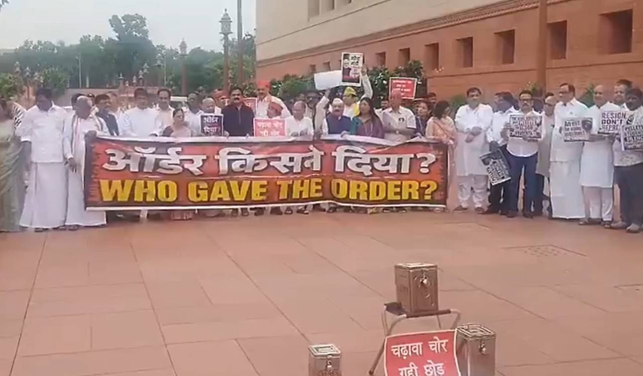 INDIA bloc MPs seek answers over alleged force on NEET protesters