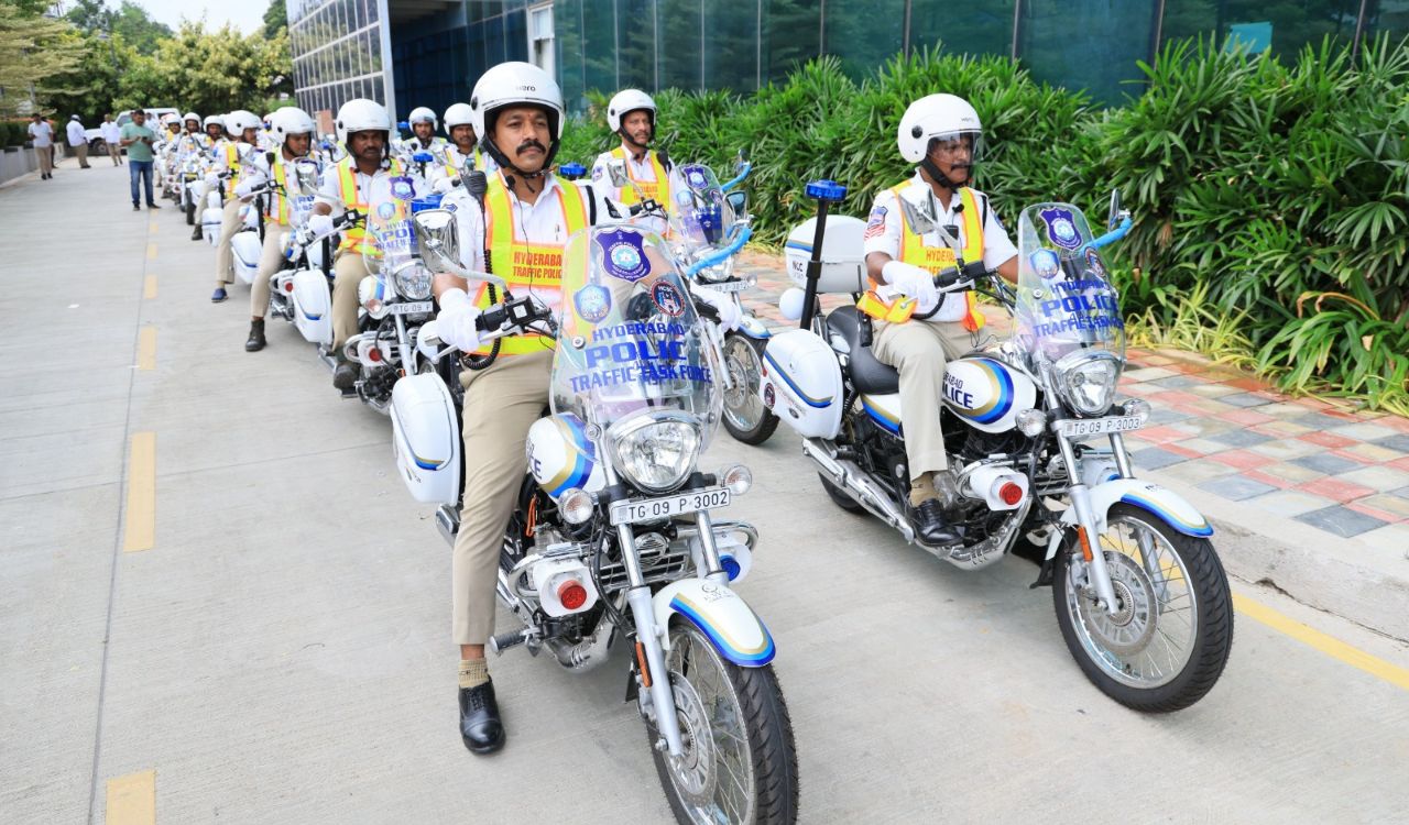 Hyderabad traffic police launch 30 new patrol bikes funded by CSR to tackle congestion