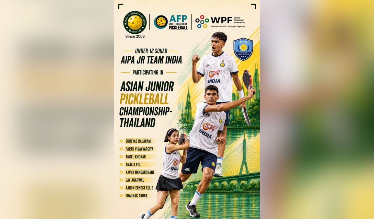 AIPA announces 34-member Indian squad for 3rd Asian Pickleball Juniors