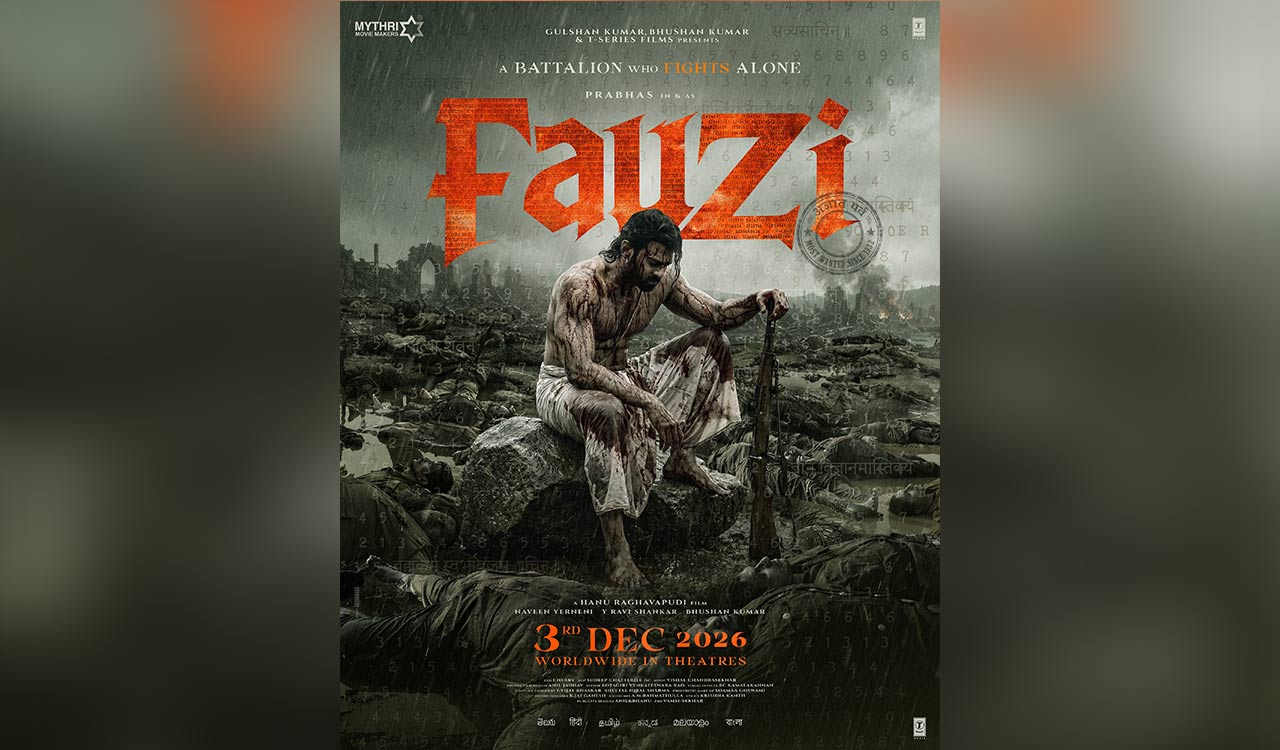 Prabhas-starrer ‘Fauzi’ to hit screens on December 3