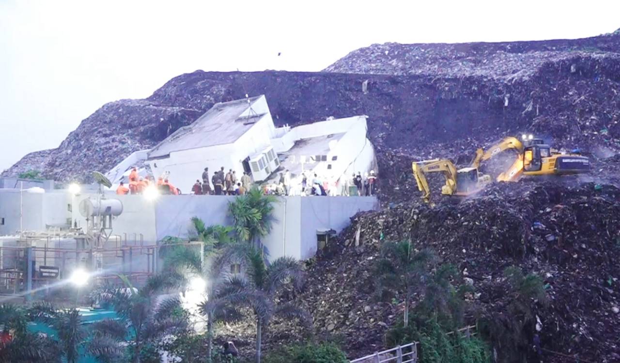 Building collapse at Pune waste plant: Nine rescued so far