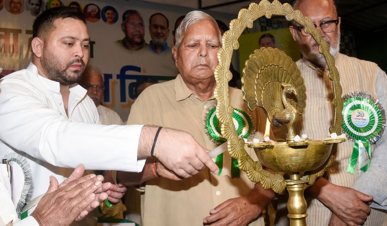 On RJD foundation day, Lalu Prasad Yadav calls for united fight against authoritarianism