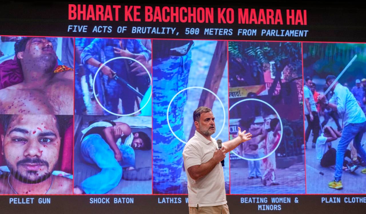 Rahul Gandhi seeks Amit Shah’s sacking over ‘brutal’ crackdown on student protest