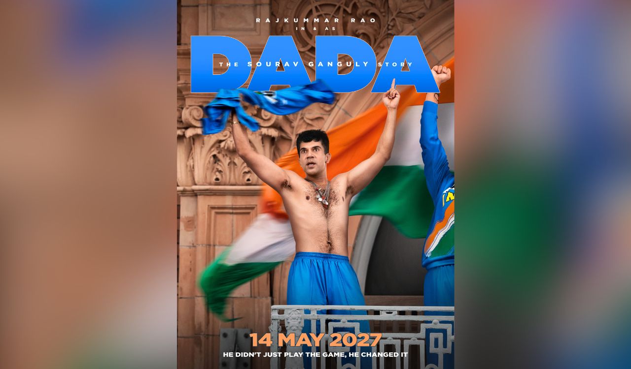 Rajkummar Rao’s first look as Sourav Ganguly unveiled, biopic set for May 2027 release