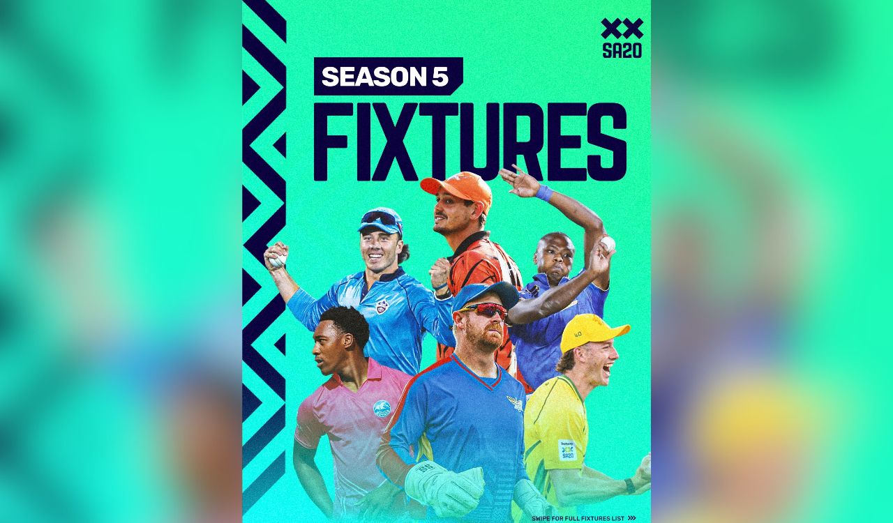 SA20 2027 schedule announced: Season 5 to begin with Sunrisers Eastern Cape vs Pretoria Capitals