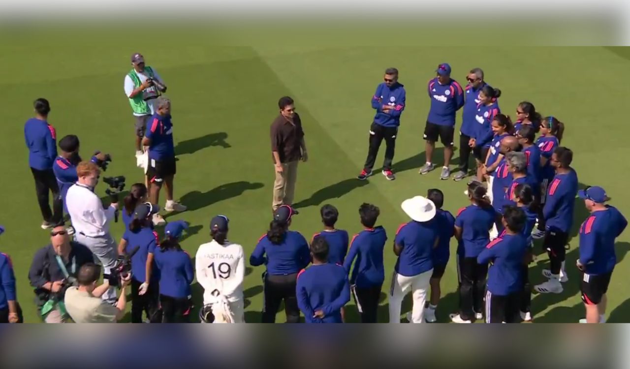 India vs England Women’s Test: Sachin Tendulkar gives surprise pep talk to Team India at Lord’s on final day