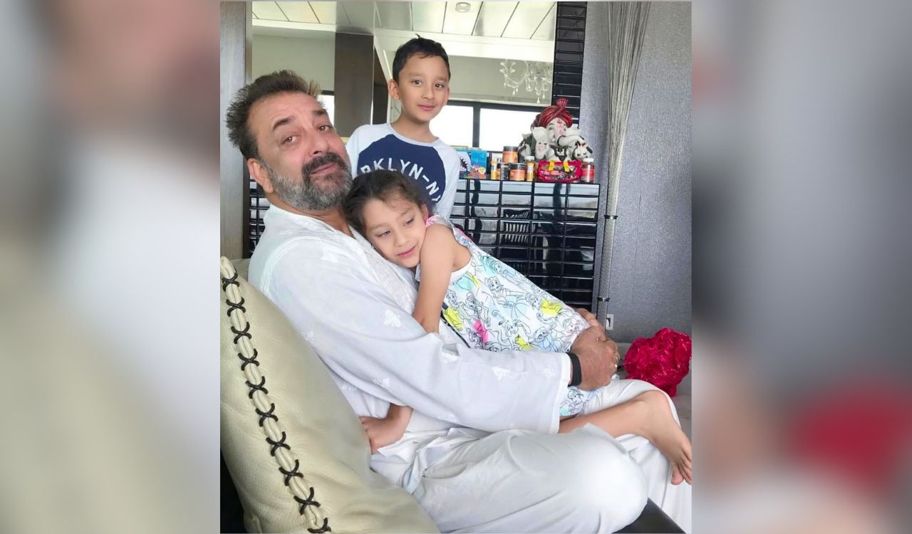 Sanjay Dutt’s twins Shahraan and Iqra pen heartfelt birthday wishes for actor