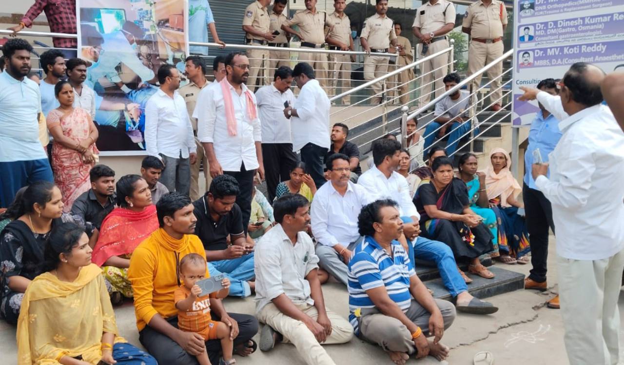 Tribal sarpanch’s death sparks protest at Bhadrachalam hospital