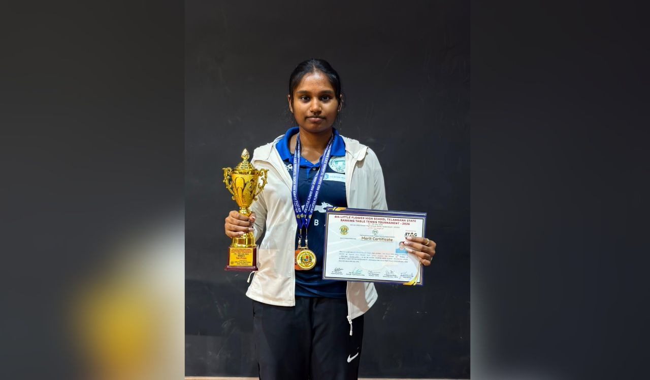 Shresta Reddy clinches women’s singles crown at state-ranking table tennis tournament