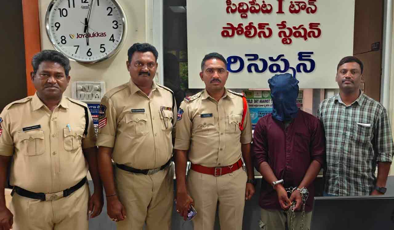 Siddipet police recaptures escaped remand prisoner within 24 hours