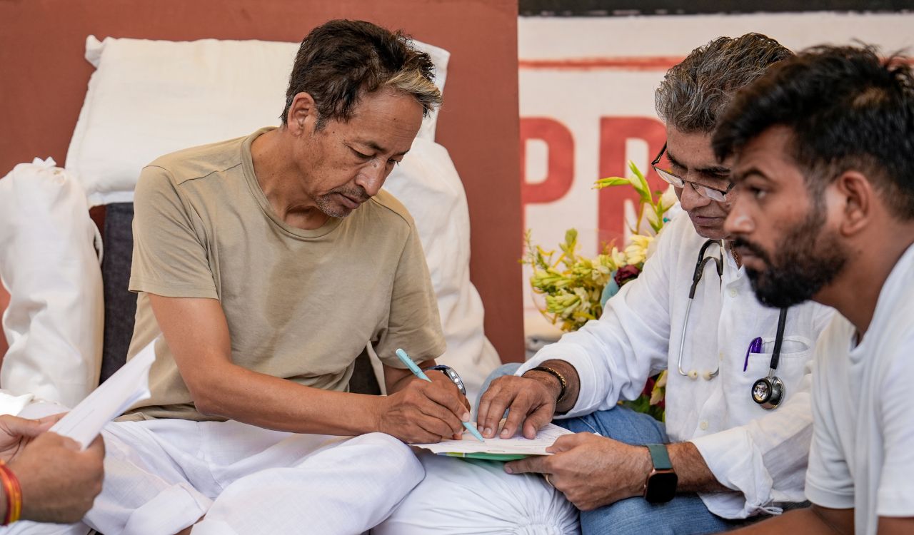 Congress MP Prashant Padole visits Sonam Wangchuk, backs Cockroach Janta Party protest