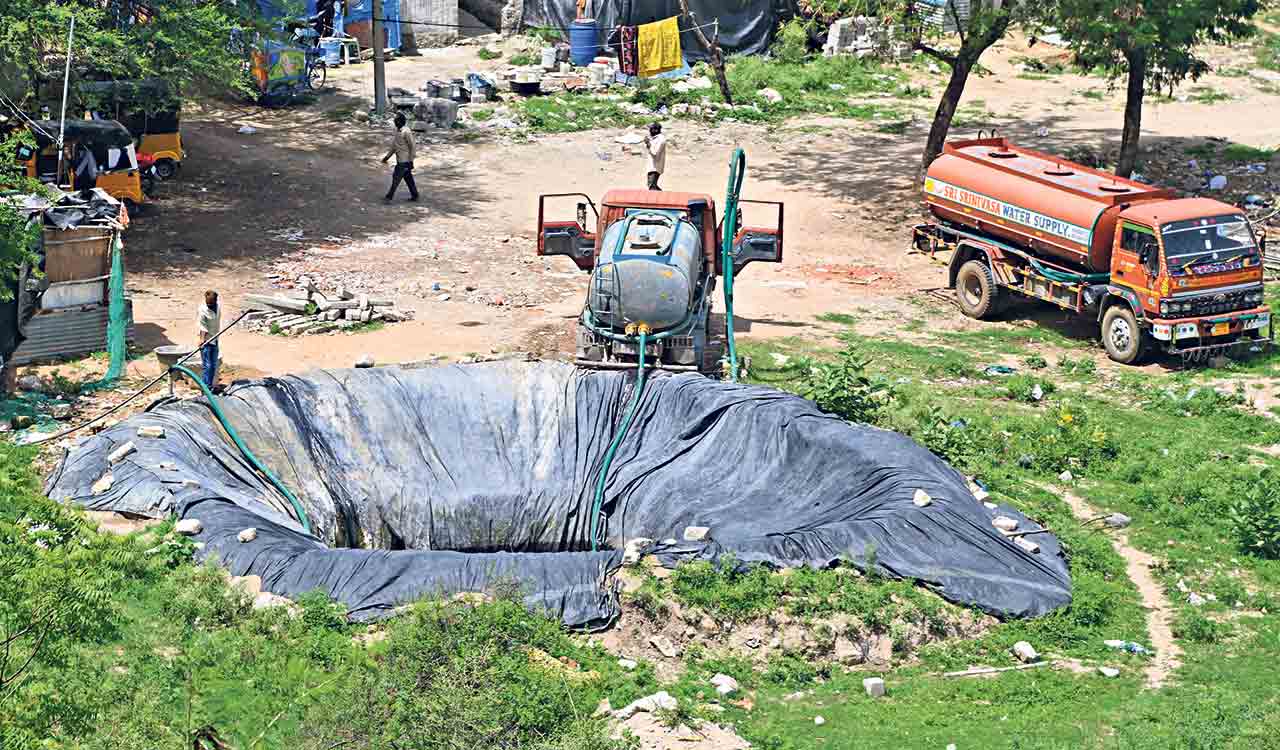 Hyderabad tanker bookings surge; 12,500 apartments depend on HMWSSB this year