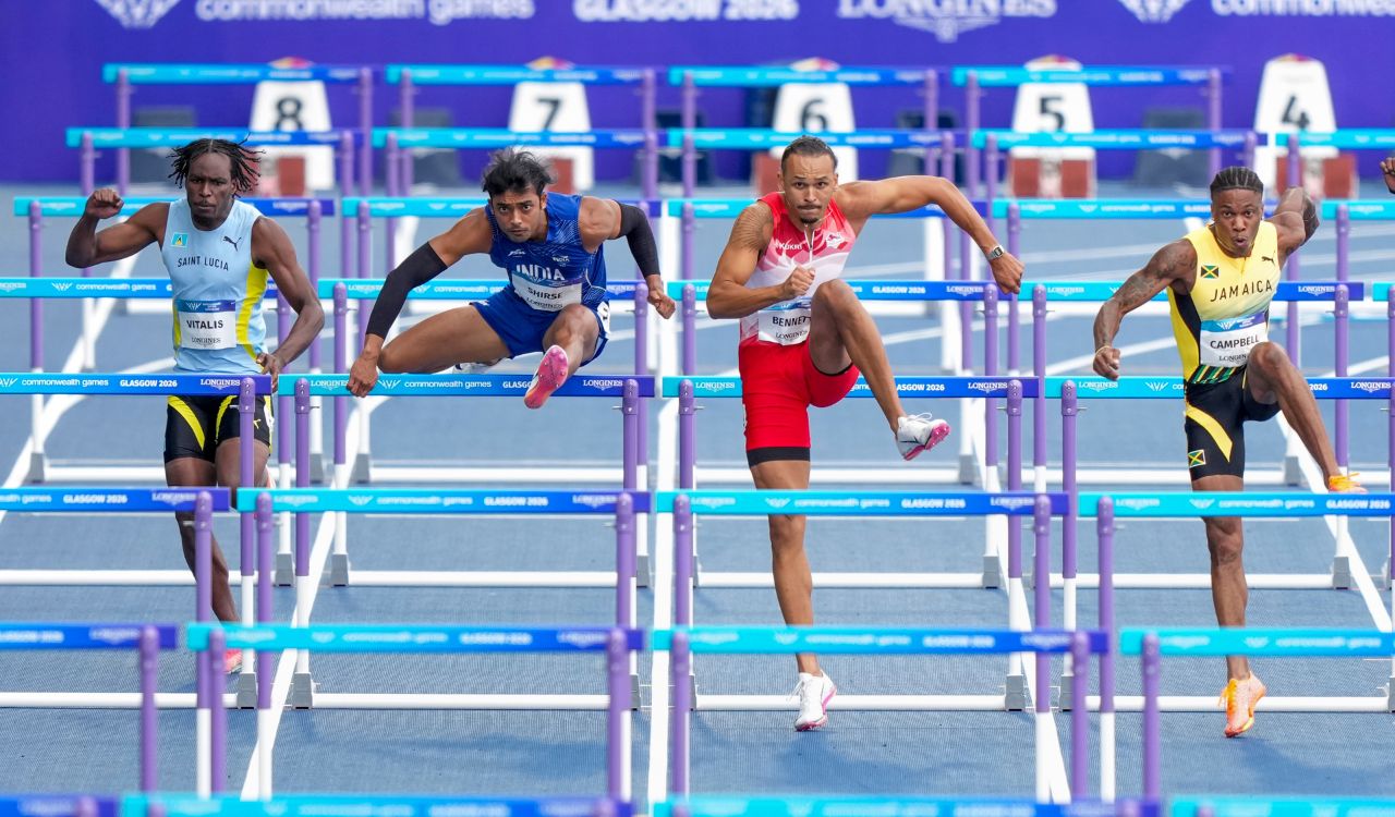 Commonwealth Games: Tejas Shirse becomes first Indian to reach men’s 110m hurdles final