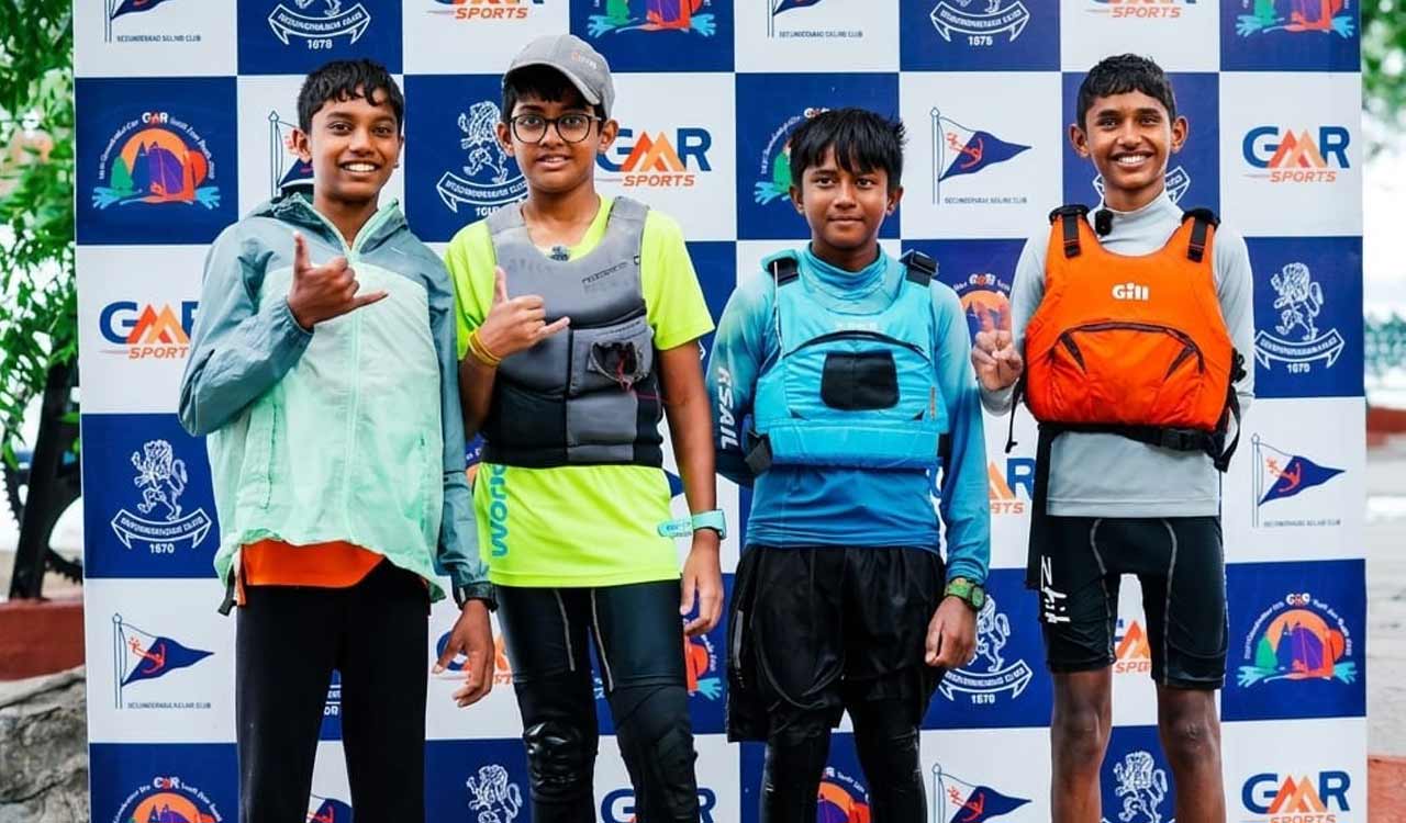 Trishna Sailing Club wins Optimist Team Racing title at YAI Youth Open Regatta