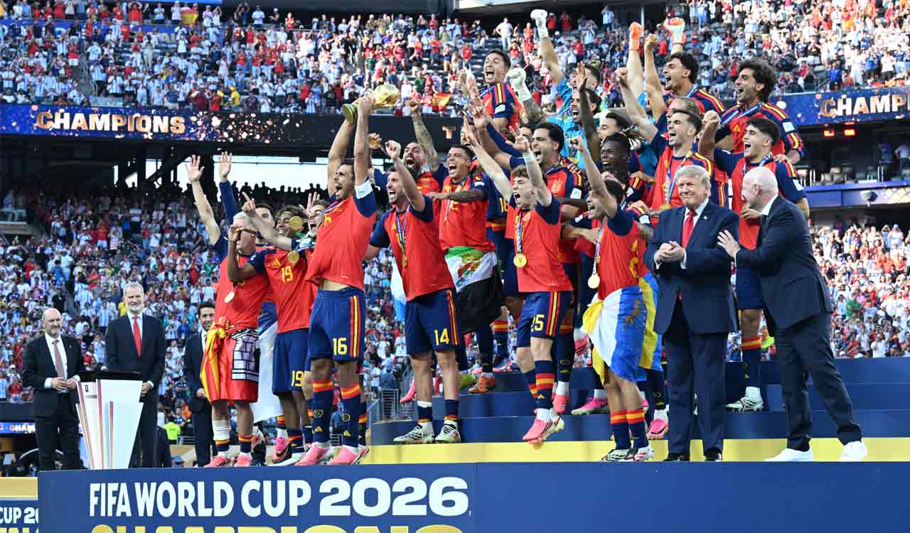 Donald Trump booed during FIFA World Cup trophy presentation after Spain’s victory