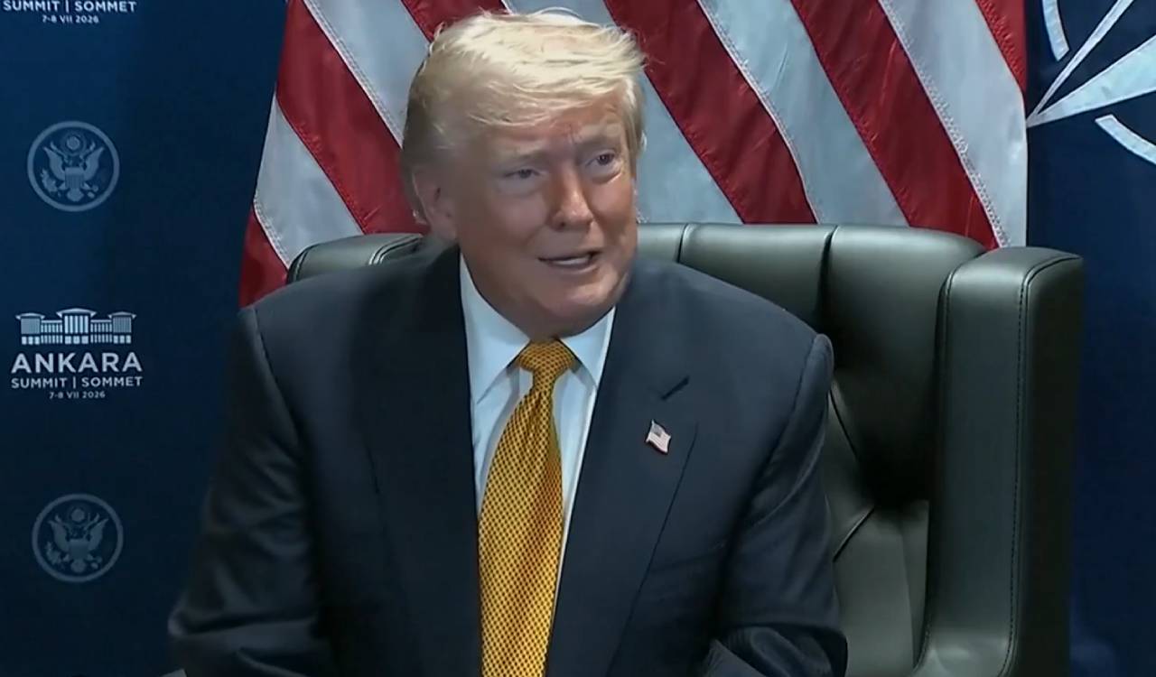 At NATO summit, Trump says he tops Iran’s ‘kill list’