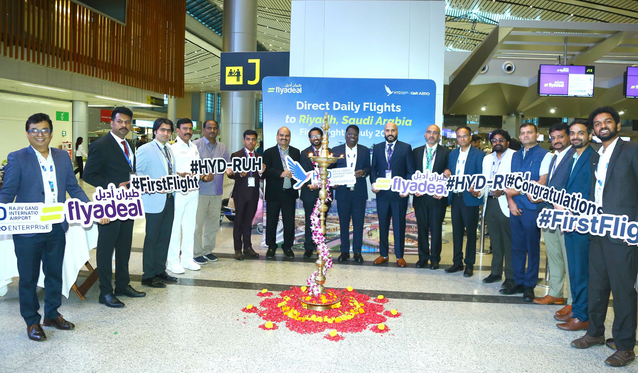 Hyderabad airport welcomes flyadeal’s inaugural Riyadh service